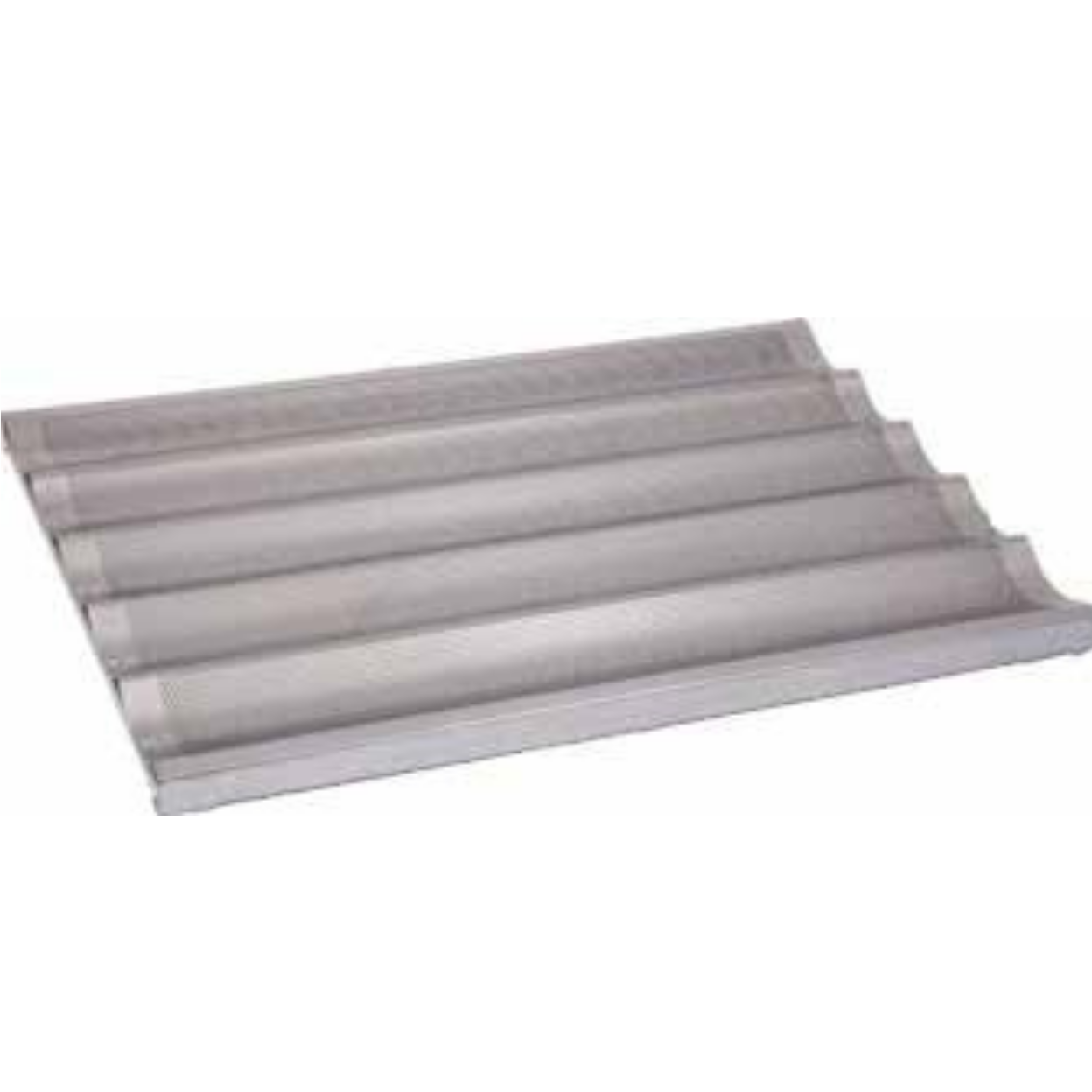 Perforated aluminum baguette tray- 4 spaces